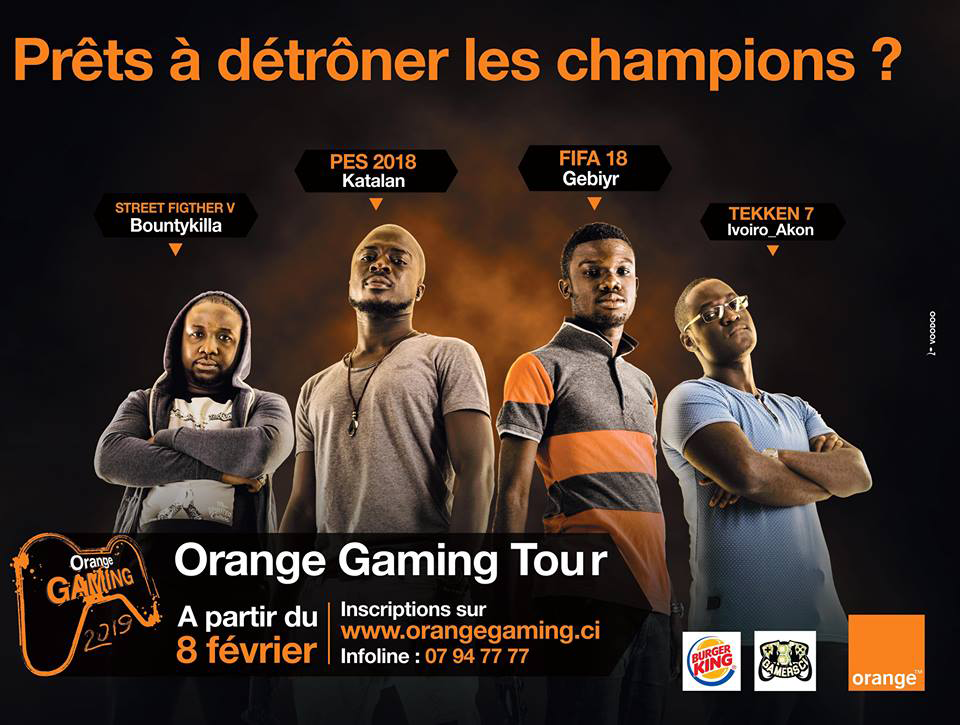 Les gamers de Côte d’Ivoire sont invités à participer à la 2e édition Orange Gaming Tour